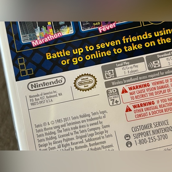 *Factory Sealed* Tetris: Axis Nintendo 3DS Video Game - October 2, 2011 - Puzzle - Picture 11 of 11